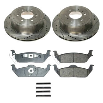Callahan Brake Parts® - Drilled and Slotted Rear Brake Kit