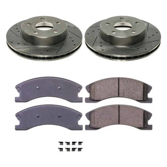 Callahan Brake Parts® - Drilled and Slotted Front Brake Kit