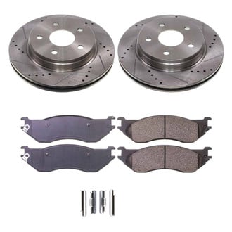 Callahan Brake Parts® - Drilled and Slotted Front Brake Kit