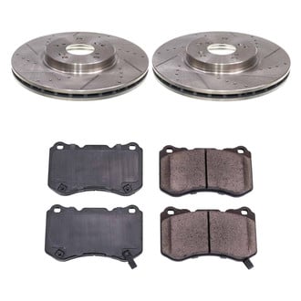 Callahan Brake Parts® - Drilled and Slotted Front Brake Kit