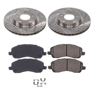 Callahan Brake Parts® - Drilled & Slotted Brake Kit