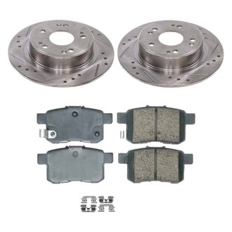 Callahan Brake Parts® - Drilled and Slotted Rear Brake Kit