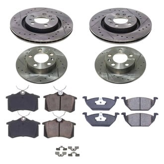 Callahan Brake Parts® - Drilled and Slotted Brake Kit