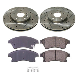 Callahan Brake Parts® - Drilled and Slotted Front Brake Kit