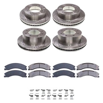 Callahan Brake Parts® - Drilled and Slotted Brake Kit