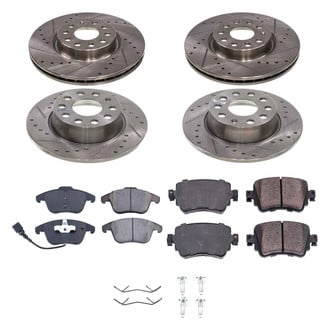 Callahan Brake Parts® - Drilled and Slotted Brake Kit