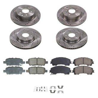 Callahan Brake Parts® - Drilled & Slotted Brake Kit