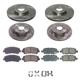 Callahan Brake Parts® - Drilled & Slotted Brake Kit