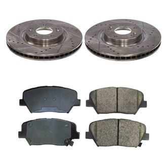 Callahan Brake Parts® - Drilled & Slotted Brake Kit