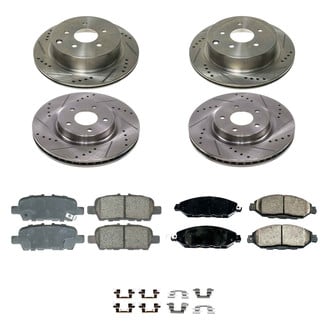 Callahan Brake Parts® - Drilled & Slotted Brake Kit