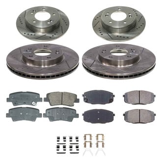 Callahan Brake Parts® - Drilled & Slotted Brake Kit