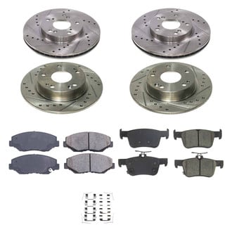 Callahan Brake Parts® - Drilled & Slotted Brake Kit