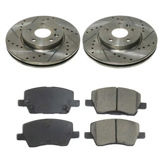 Callahan Brake Parts® - Drilled & Slotted Brake Kit