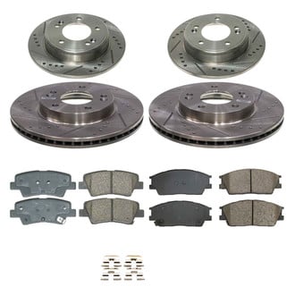 Callahan Brake Parts® - Drilled & Slotted Brake Kit