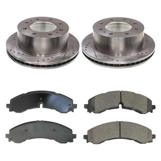 Callahan Brake Parts® - Drilled and Slotted Rear Brake Kit
