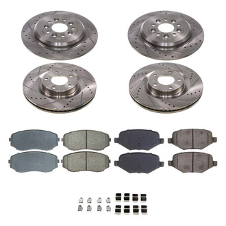 Callahan Brake Parts® - Drilled and Slotted Brake Kit