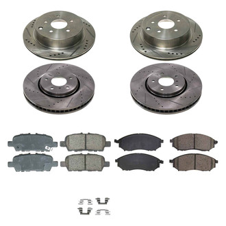 Callahan Brake Parts® - Drilled & Slotted Brake Kit