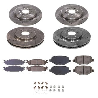 Callahan Brake Parts® - Drilled & Slotted Brake Kit
