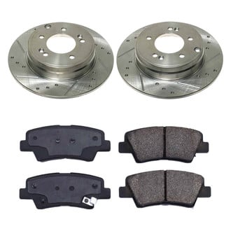 Callahan Brake Parts® CKD115964 - Drilled and Slotted Rear Brake Kit