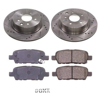Callahan Brake Parts® - Drilled and Slotted Rear Brake Kit