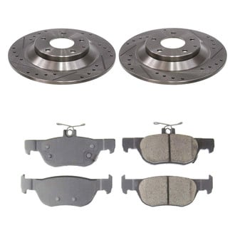 Callahan Brake Parts® - Drilled & Slotted Brake Kit