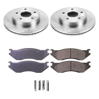 Callahan Brake Parts® - Plain Front Brake Kit