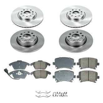 Callahan Brake Parts® - Plain Brake Kit