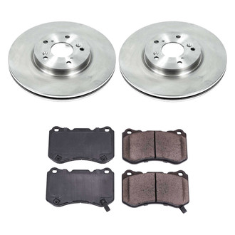 Callahan Brake Parts® - Plain Front Brake Kit