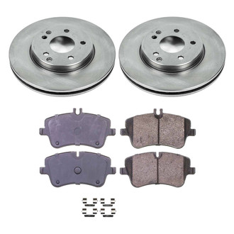 Callahan Brake Parts® - Plain Front Brake Kit