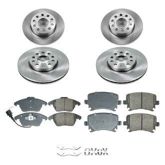 Callahan Brake Parts® - Plain Brake Kit