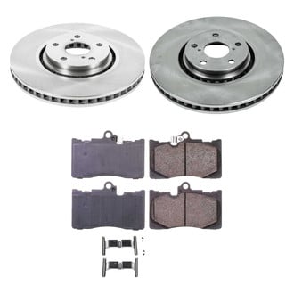 Callahan Brake Parts® - Plain Front Brake Kit