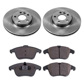 Callahan Brake Parts® - Plain Front Brake Kit