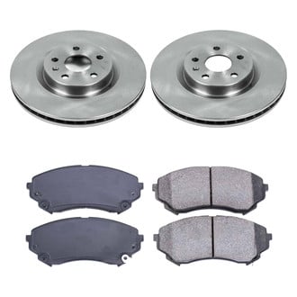 Callahan Brake Parts® - Plain Front Brake Kit
