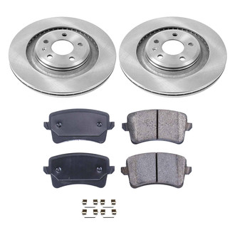 Callahan Brake Parts® - Plain Rear Brake Kit