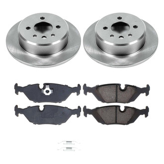 Callahan Brake Parts® - Plain Rear Brake Kit