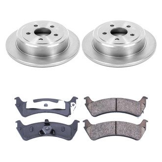 Callahan Brake Parts® - Plain Rear Brake Kit