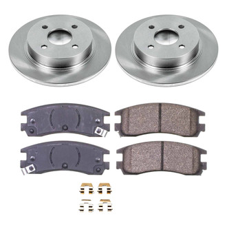 Callahan Brake Parts® - Plain Rear Brake Kit