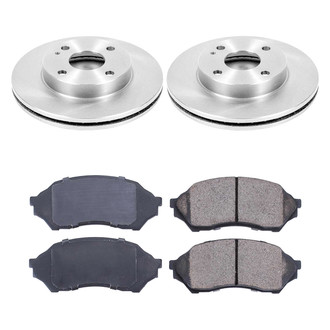 Callahan Brake Parts® - Plain Front Brake Kit
