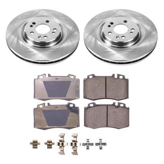 Callahan Brake Parts® - Plain Front Brake Kit