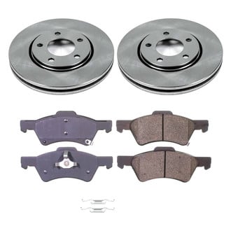 Callahan Brake Parts® - Plain Front Brake Kit