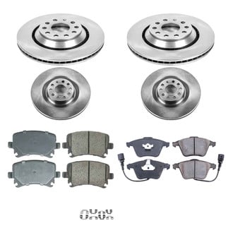 Callahan Brake Parts® - Plain Brake Kit