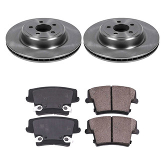 Callahan Brake Parts® - Plain Rear Brake Kit