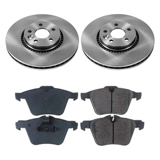 Callahan Brake Parts® - Plain Front Brake Kit