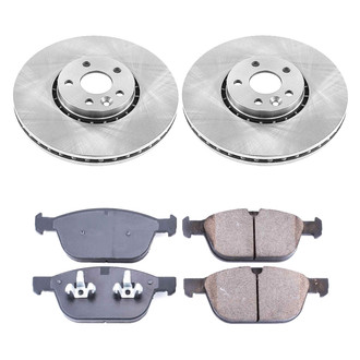 Callahan Brake Parts® - Plain Front Brake Kit