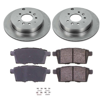 Callahan Brake Parts® - Plain Rear Brake Kit