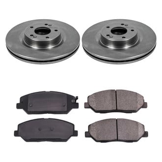 Callahan Brake Parts® - Plain Front Brake Kit
