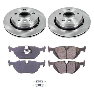 Callahan Brake Parts® - Plain Rear Brake Kit
