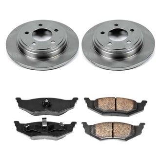 Callahan Brake Parts® - Plain Rear Brake Kit