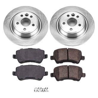 Callahan Brake Parts® - Plain Rear Brake Kit