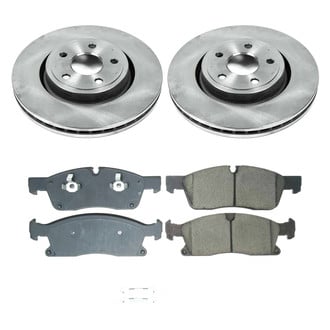 Callahan Brake Parts® - Plain Front Brake Kit